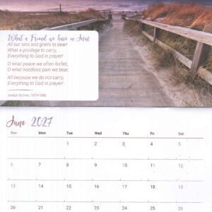 Favourite Hymns Appointment Calendar