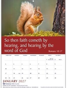 Words of Life Calendar 2027