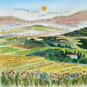 Thine be the Glory - Greetings Card
