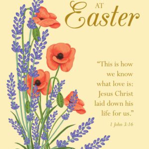 With Love at Easter - Pk of 4 Easter mini cards