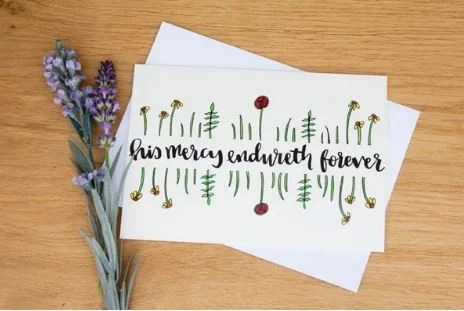 Ever Hopeful Notelet - His Mercy Endureth Forever