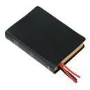 KJV Westminster Reference Bible, Black Calfskin Leather
