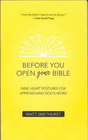 Before You Open Your Bible