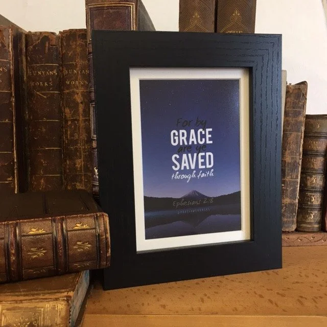 Framed Print - For by Grace