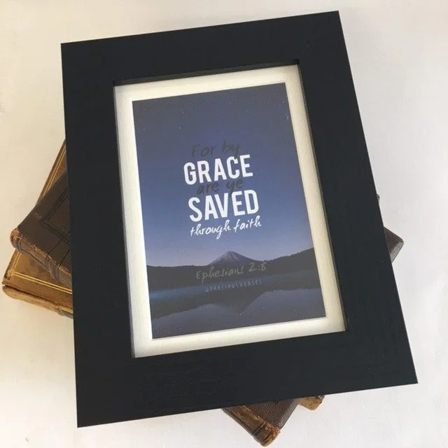 Framed Print - For by Grace