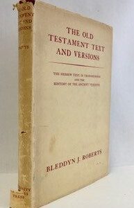 Old Testament Text and Versions