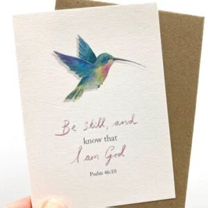 Be Still - Mini Notecard