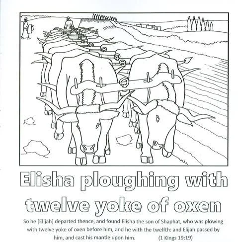 Example colouring page