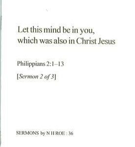 Let this mind be in you - Sermon 2