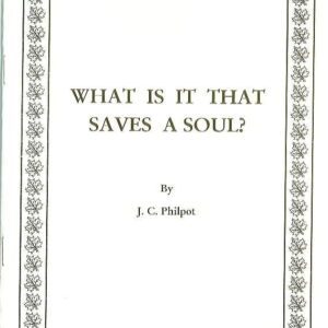 What is it that saves a soul?