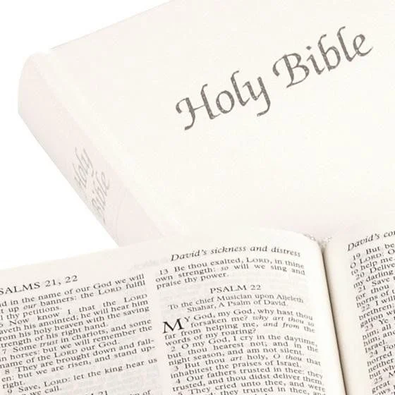 KJV Royal Ruby Presentation White
