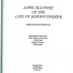 Some Account of the Life of J Tanner