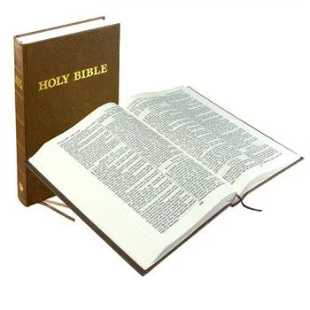 KJV Comfort Text Bible, brown or black hardback