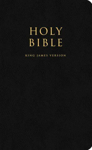 KJV, Black Bonded Leather