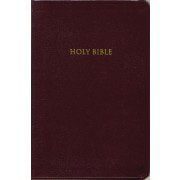 KJV Personal Size, Giant Print, Reference Bible,  Burgundy Bonded Leather