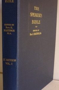 Speaker's Bible: Matthew Vol. 1
