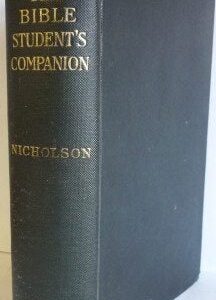 Bible Student's Companion