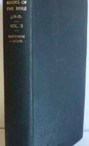 Synopsis of the Books of the Bible
