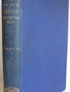 An Introduction to the Fifth Book of Hooker's Treatise of the Laws of Ecclesiastical Polity
