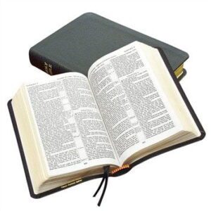 KJV Classic Reference Bible, Genuine Calfskin Leather, black