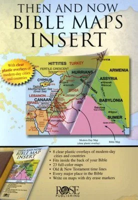 Then and Now Bible Maps Insert