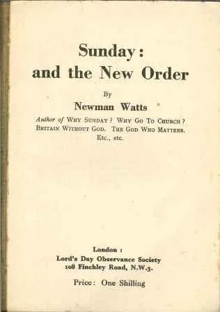 Sunday: And the New Order