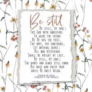 Be Still - Greeting Card