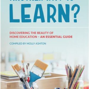 A book cover with a photo of a table covered in craft supplies
