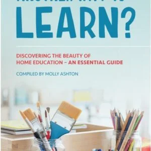 A book cover with a photo of a table covered in craft supplies