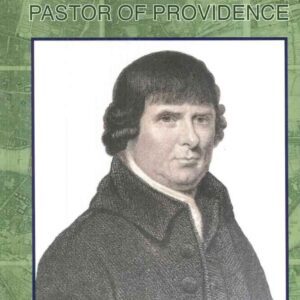 Green book cover with black and white image of a man