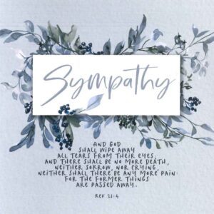 Sympathy - Greetings Card