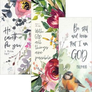 Pack of 3 Bookmarks - Floral