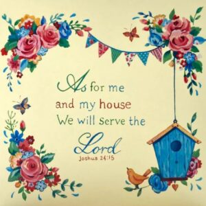 As for me and my house - Greetings Card