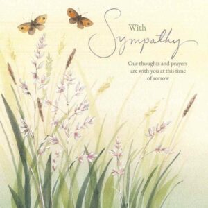 With Sympathy - Greetings Card
