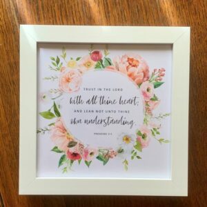 Framed Print - Trust in the Lord