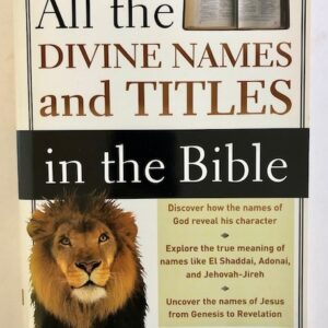 All the Divine Names and Titles in the Bible