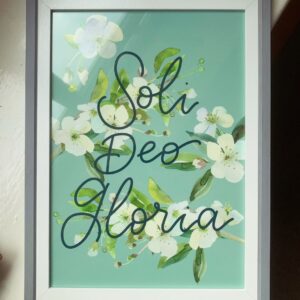 Soli Deo Gloria - Framed Print