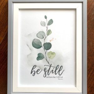 Be Still - Framed Print