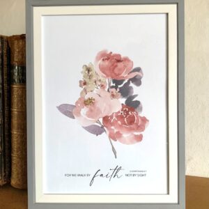 Walk by Faith - Framed Print
