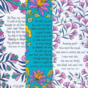 Large Floral Bookmarks - Pack of 3