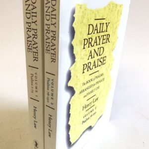 Daily Prayer and Praise Psalms for Private Family (2 Volumes)
