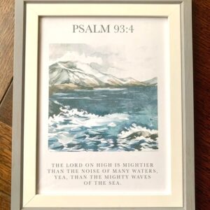 The Lord on High is Mightier - Framed Print