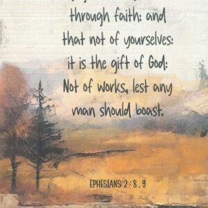 Postcard - By grace are ye saved/Just as I am