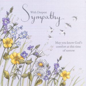 Greetings Card - With Deepest Sympathy