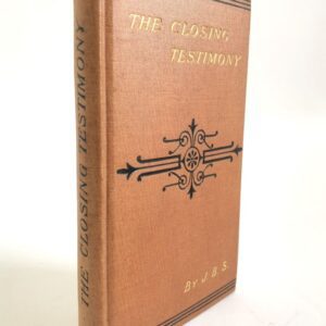 Closing Testimony - Lectures by J B Stoney