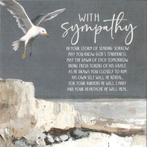 With Sympathy - Greetings Card