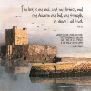The Lord is my Rock - Greetings Card